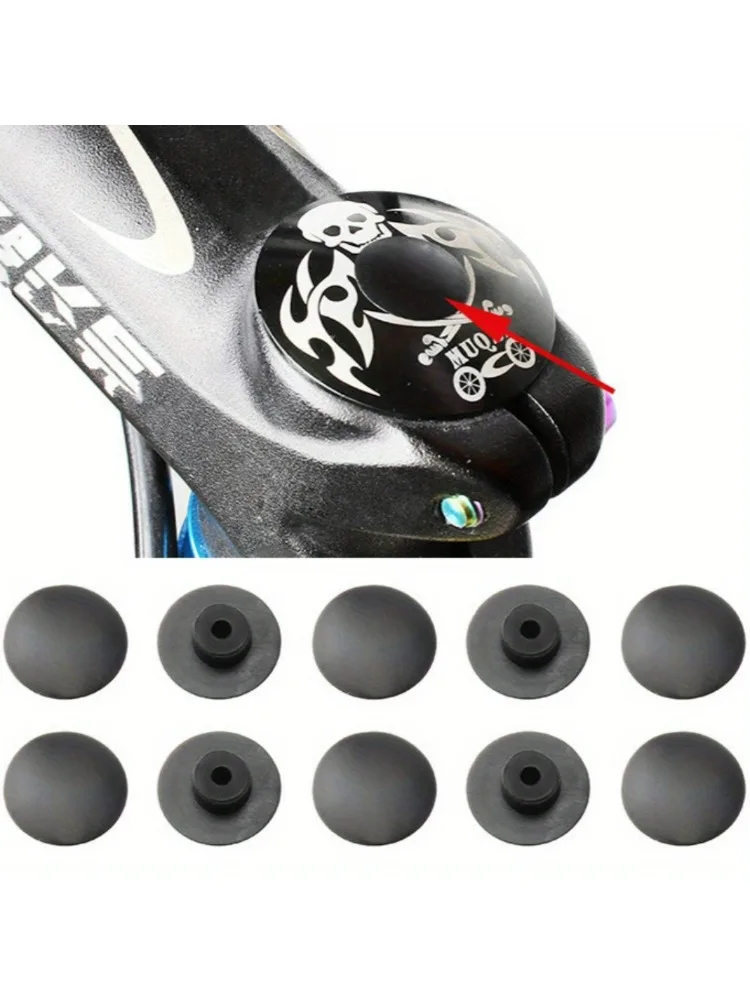 AliExpress NONE 10PCS Bowl Set Cover Waterproof, Dustproof, Rust Proof Cap, Mountain Road Bicycle Bowl Set Cover, Rubber Cap Accessories