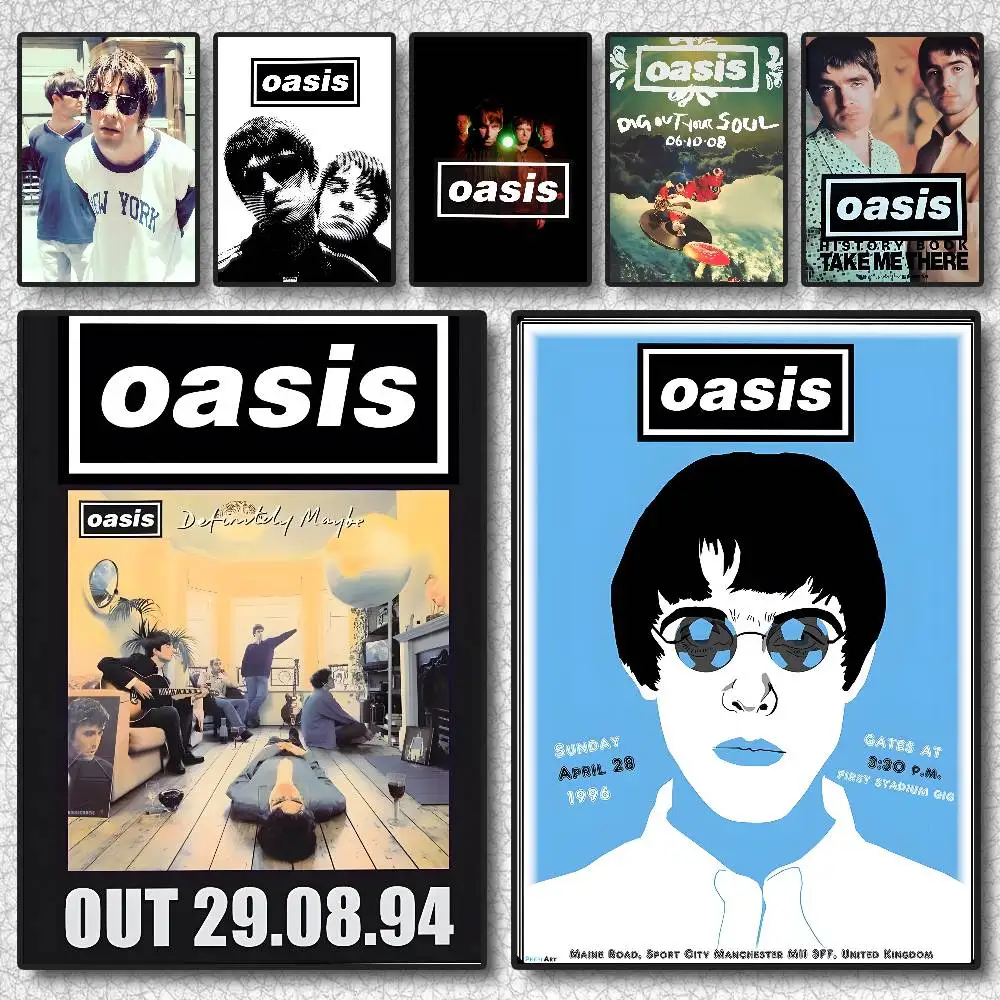 T-The R-Rain Cool O-Oasis Poster  Self-adhesive Art Waterproof  Sticker Coffee House Dorm Room Wall Decor