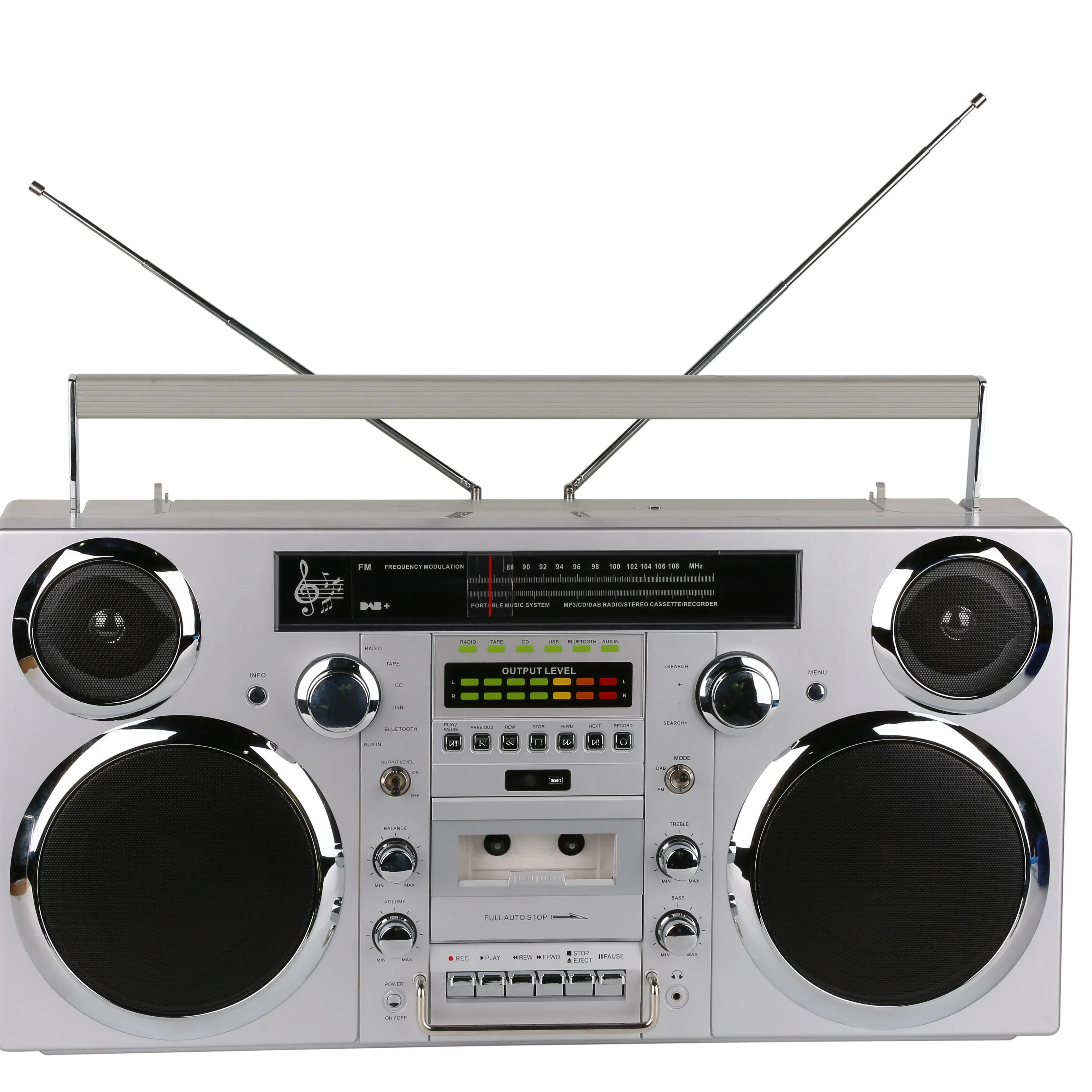 Gold Seller  Wholesale Multi Function Tape Playback External Input Dual Frequency Input Interface Cd Radio Record