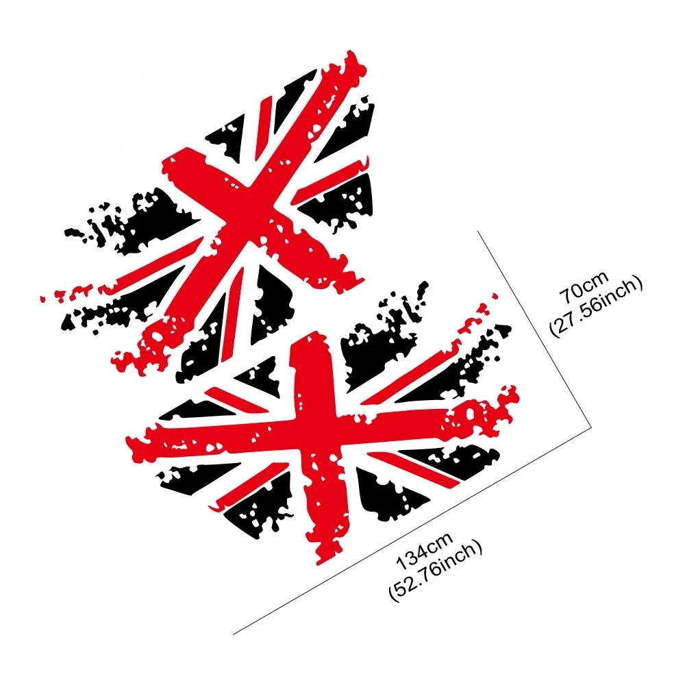 Car Sticker Union Jack Styling Vinyl Decal For Volkswagen VW Beetle Hatchback Cabriolet A5 Car Body Decoration Decal Accessories - view 5