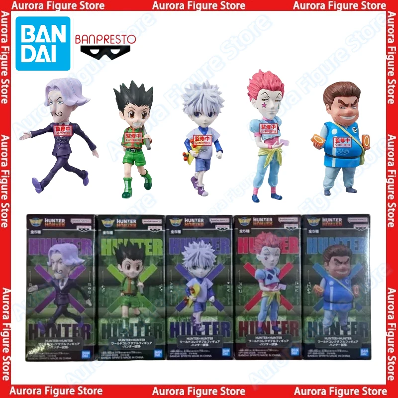 

In Stock Bandai BANPRESTO WCF HUNTERxHUNTER GON Killua Zoldyck Hisoka Desktop Cute Doll Anime Figures Toys Models Gift PVC