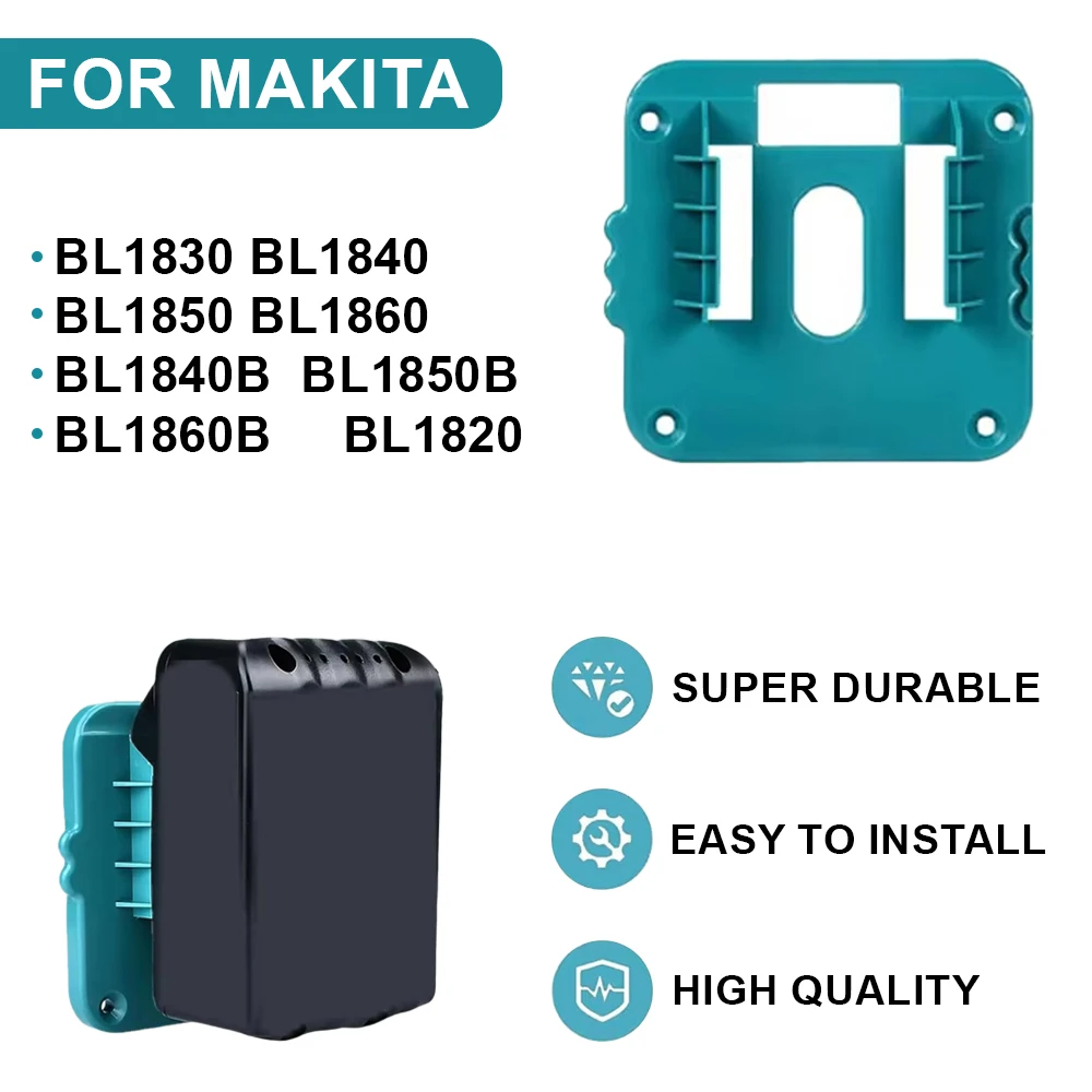 1/5PCS Battery Holder for Makita 18V Li-ion Battery Storage Rack Wall Mount Dock Stand for Makita BL1860 BL1850 BL1840 BL1830