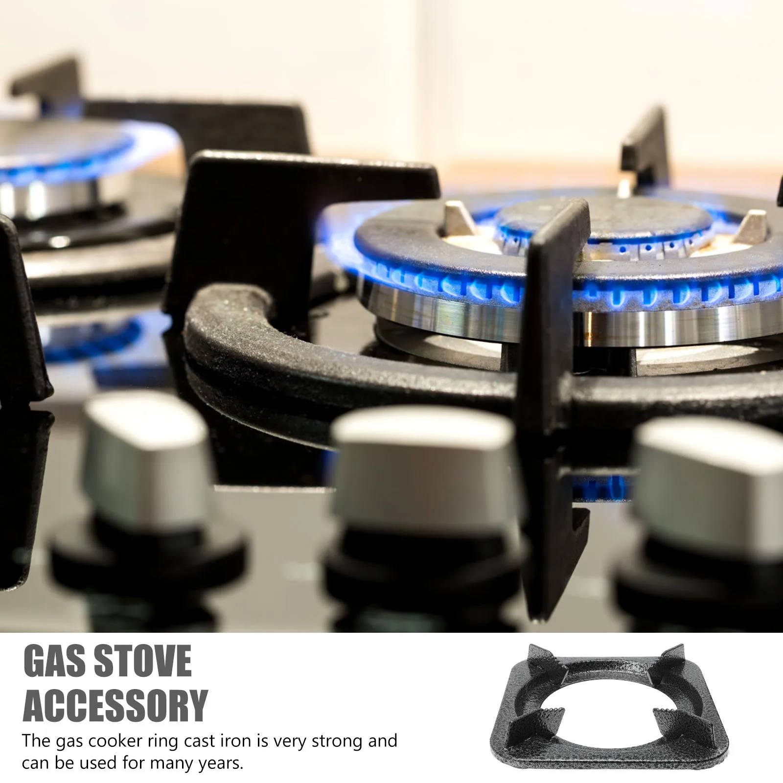 

Stove Rack Wok Ring Iron Bracket Pot Holders Cooker Gas Accessory Durable Cast Thermal Insulation Balance Pans Storage Home