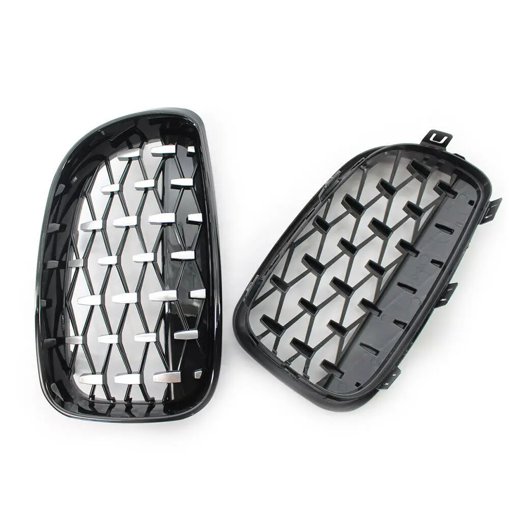 for BMW 1m  E81 E82 E87 E88 08-11 Coupe Convertible Chrome Diamond Style Grille