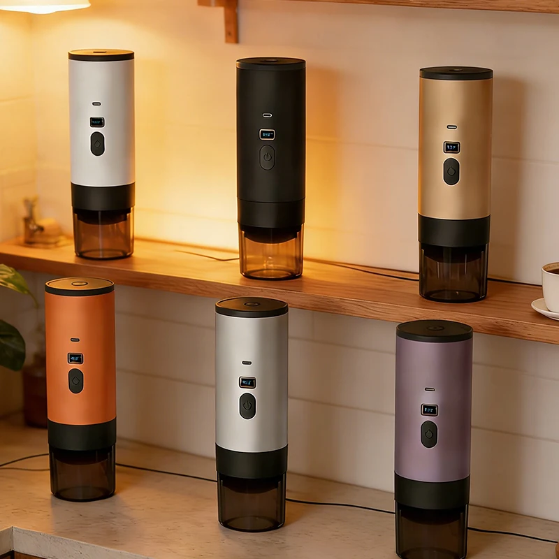 

Wireless Portable Espresso Self-Heating Capsule Coffee Maker Outdoor Camping Travel Car Home Office Camping Rechargeable