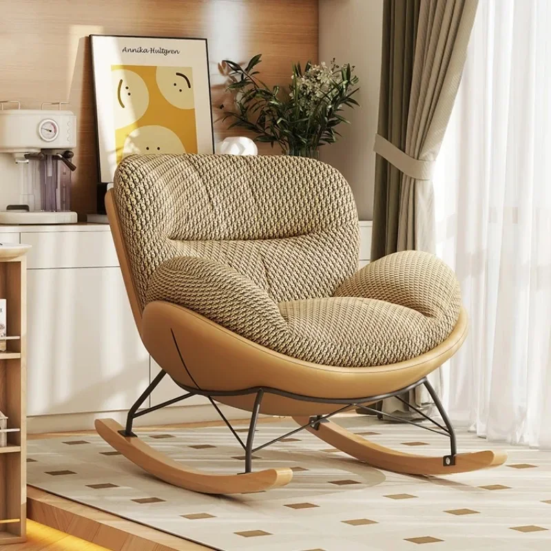 

Chaise Lounge Rocking chair Adult lounge chair balcony comfortable lounger recliner Single sofa living room sedentary rocking