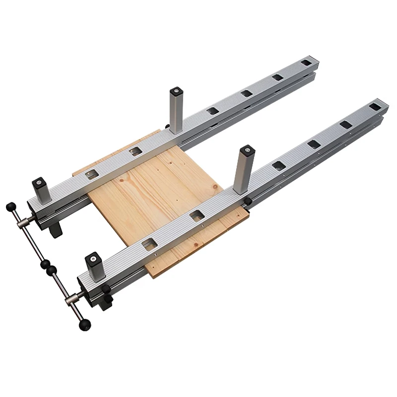 Abrazadera de panel de carpintería, abrazadera de panel de madera maciza, espesor de panel de 15-150MM, procesamiento de tablero de carpintería