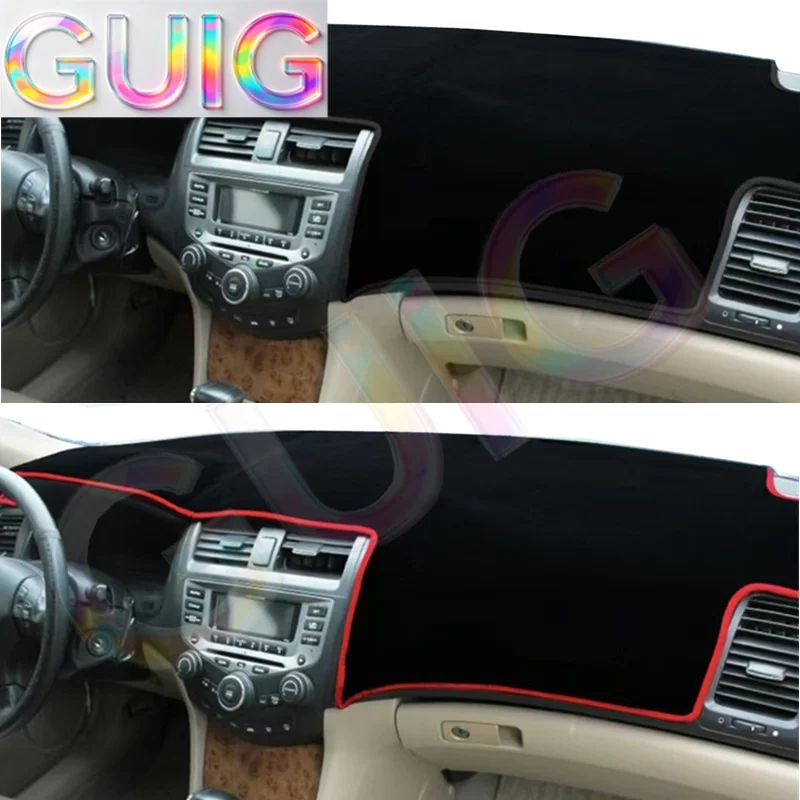 Tapis de tableau de bord pour Honda Accord 7ème génération 2003 2004 2005 2006 2007, protection solaire, accessoires auto