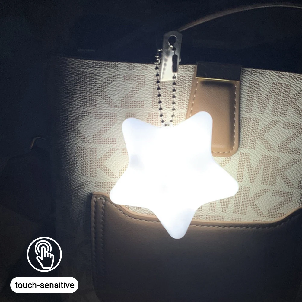 2/3pcs Purse Light Handbag Light Shoulder Bag Purse Lights Sensors Touch Activated Heart LED Night Light Automatic Motion Sensor