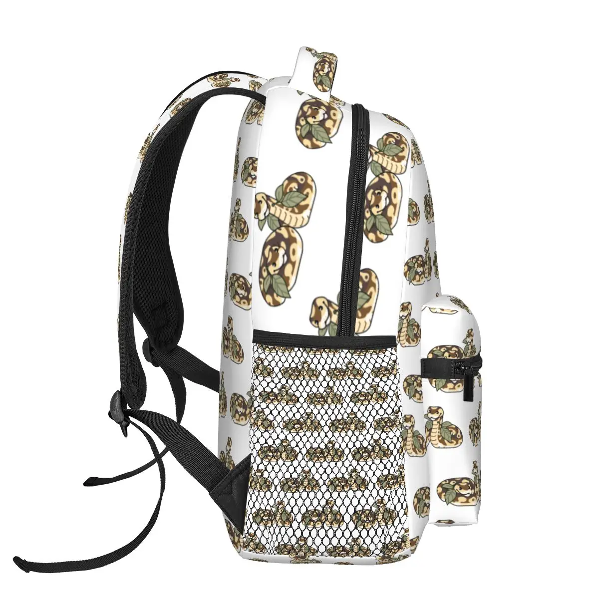 Mochilas Pythons fofas para crianças, mochilas escolares para meninos e meninas, mochila para laptop dos desenhos animados, bolsa de ombro, grande capacidade