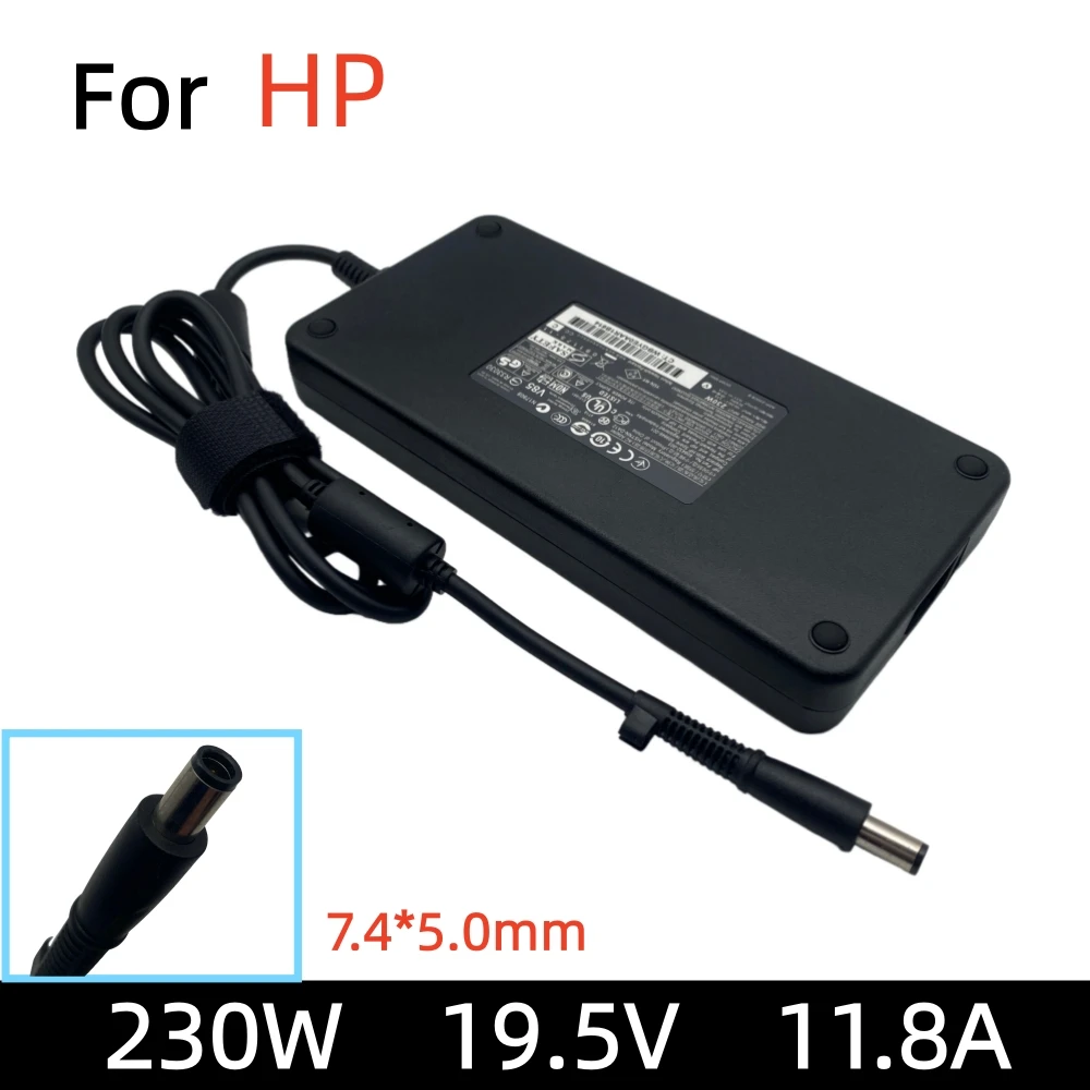 Adaptador de CA de 230W, fuente de alimentación de 19,5 V y 11,8a para HP Envy All-in-One 27-b209 i7-8700T GTX 1050, cargador para ordenador portátil HSTNN-DA12