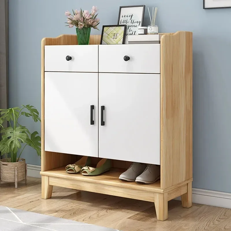 

Vintage Entryway Shoe Cabinets Luxury Modern Organizer Partition Save Space Shoe Cabinets Storage Nordic Zapatero Home Products