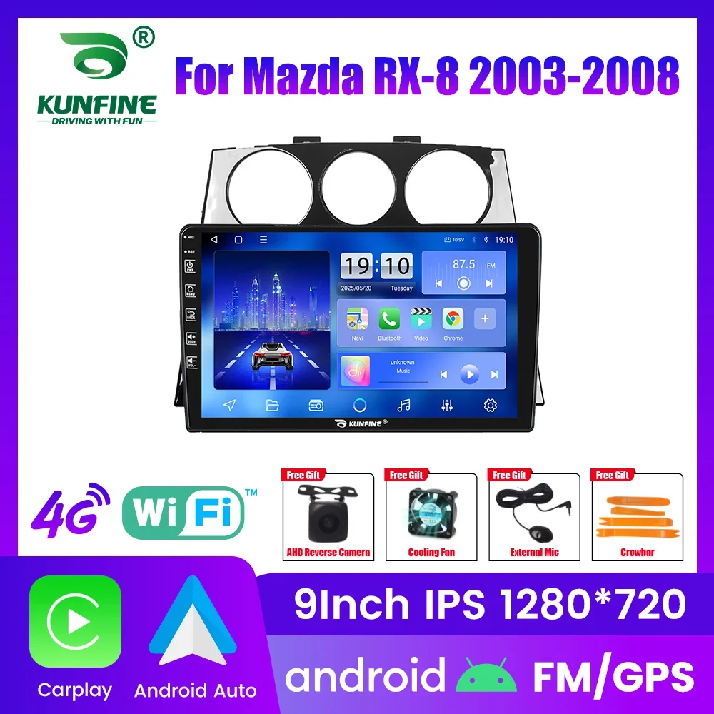 Android Car Radio For Mazda RX-8 2003-2008 Car Stereo 2Din Octa Core GPS Navigation Player IPS Screen Carplay Android Auto