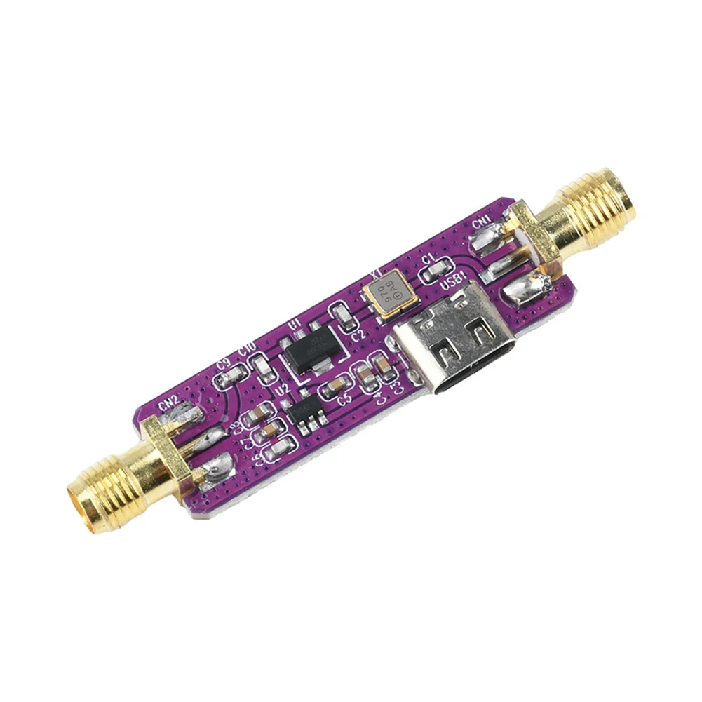 Aviation ADS-B Installation Purple 1090MHz ADS-B Filter Compact Signal Receiver Transmitter USB-C Powered 21dB Gain