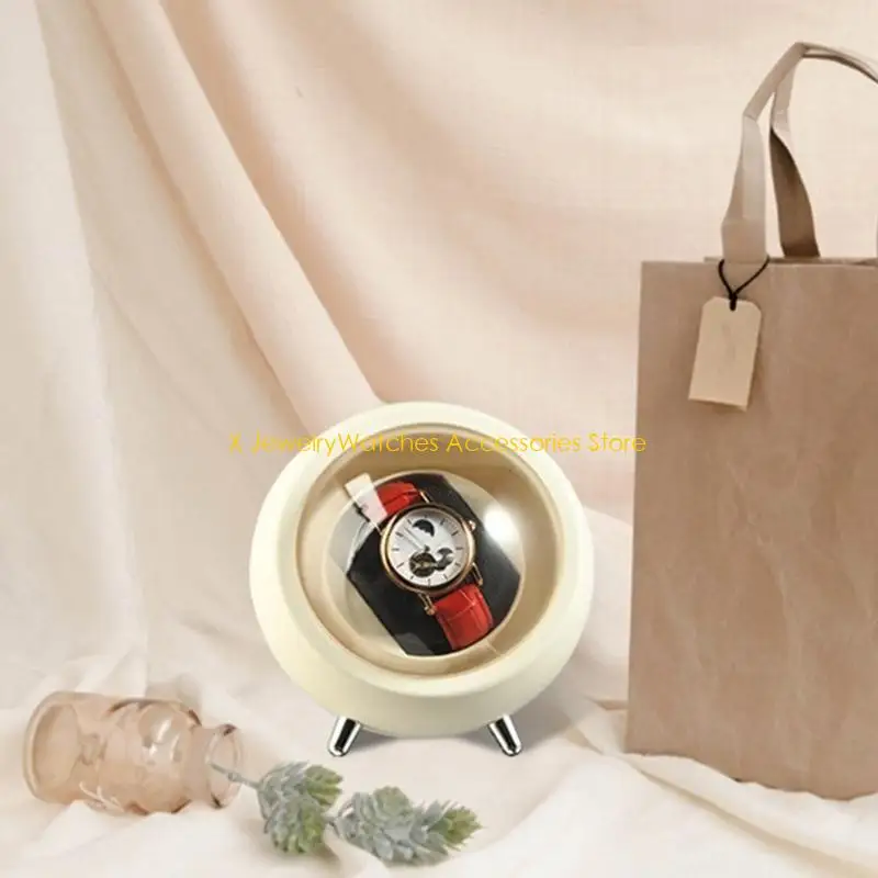 

31KD Single Watch Winder Mute Watch Shaker Two Gear Adjustable 2 Kinds Power Modes