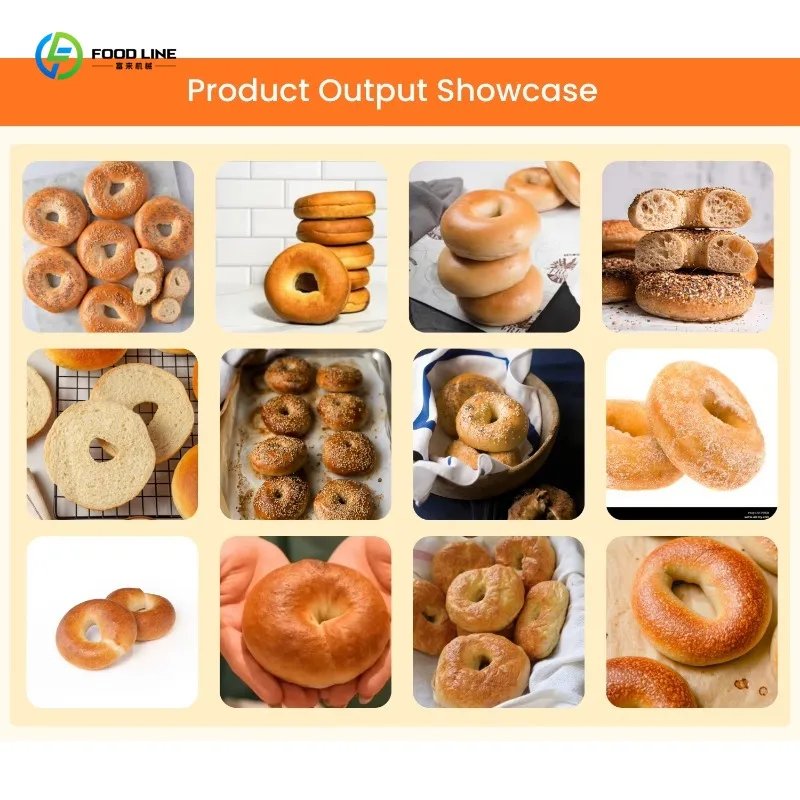 Customized Industrial Automatic Bagel Making Machine Commercial Bagel Forming Production Line