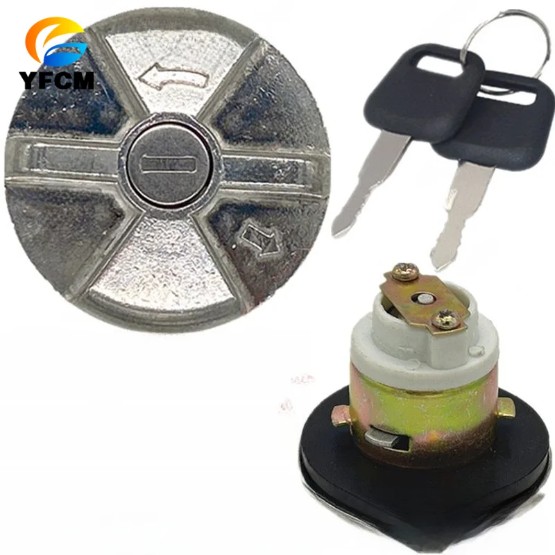 Excavator Parts Aluminum Fuel Tank Cap with Key for Toyota Land Cruiser FJ45 Hino 300