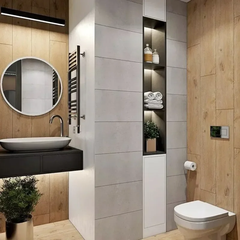 900mm Stainless Steel Recessed Bathroom Niche Wall Mounted Shower Storage Cabinet Waterproof Rust Proof Toilet Organizer Rack