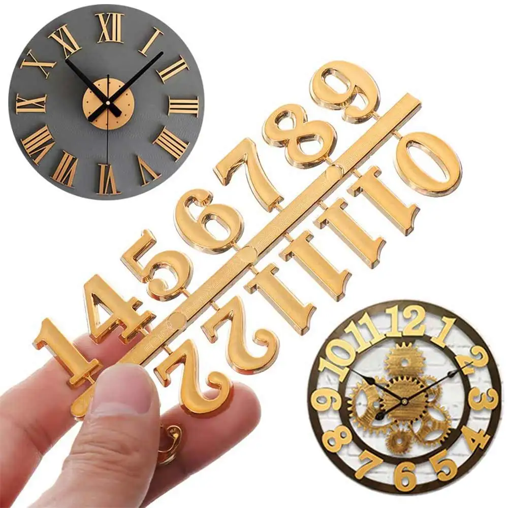 Numeri MCDFL per orologio al quarzo Kit di parti fai da te sostituzione vecchio modello accessori per orologi digitali da parete artigianato