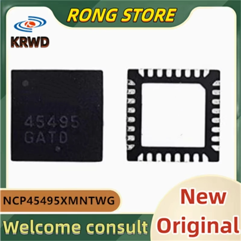 (5PCS)  45495 New and Original Chip IC NCP45495XMNTWG NCP45495 QFN-32