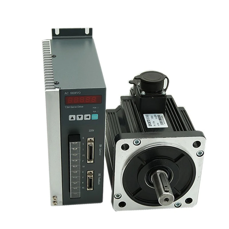 Single- & 3-Phase 220V AC Servo Motor Kit | Wide Power 750W to 2.6KW