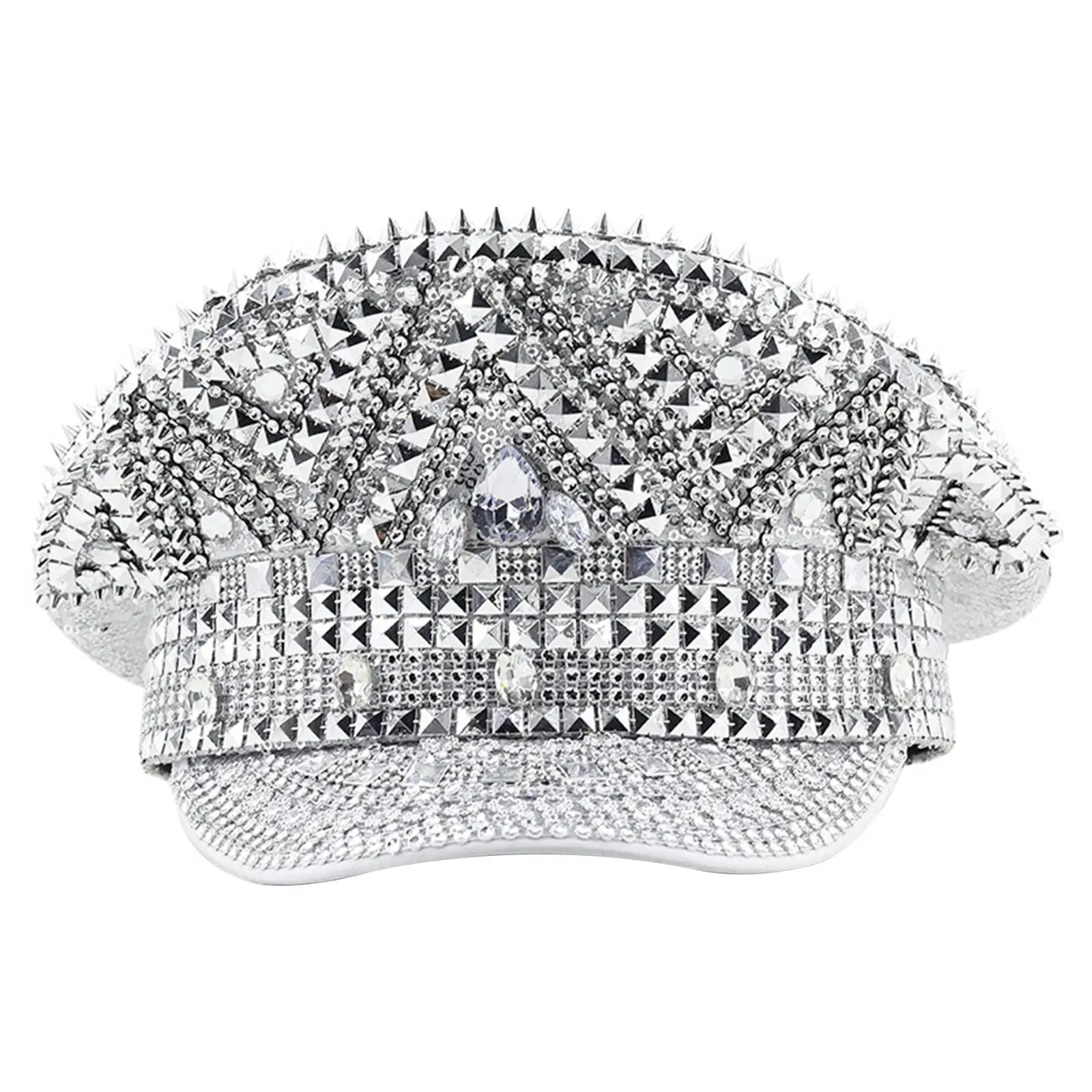 Sombrero de copa Steampunk, tocado de lentejuelas para disfraz de graduación, actuación en escenario