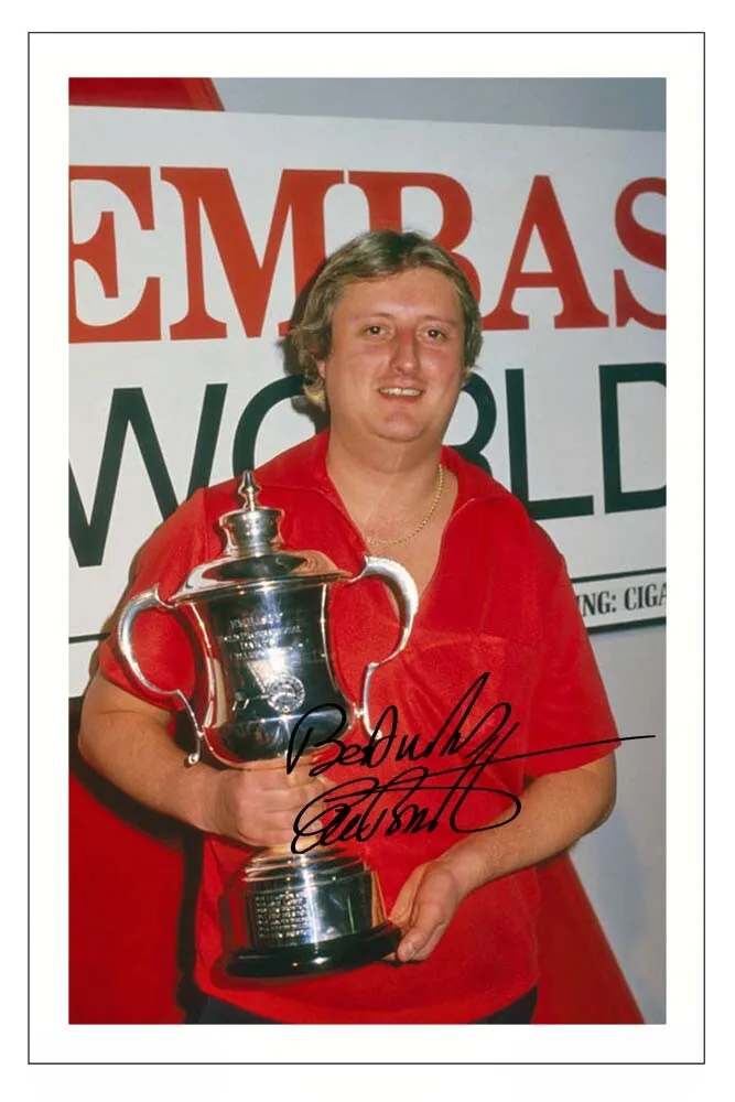 ERIC BRISTOW SIGNED PHOTO PRINT AUTOGRAPH DARTS Posters Painting Wall Art Picture Photos Room Decor
