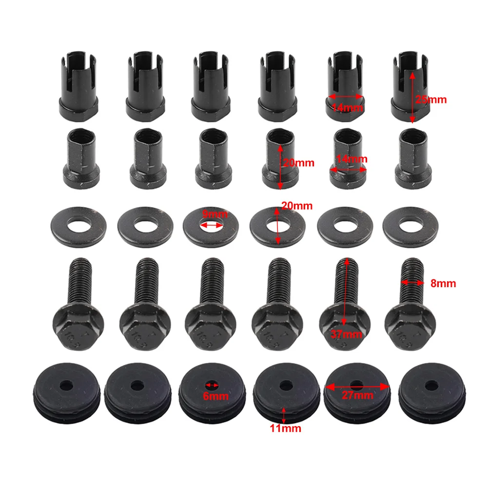 1Set Motorbike Rock Slider Mounting Hardware Kit 2205116 For Polaris RZR XP 1000 2015 2018-2020 2019