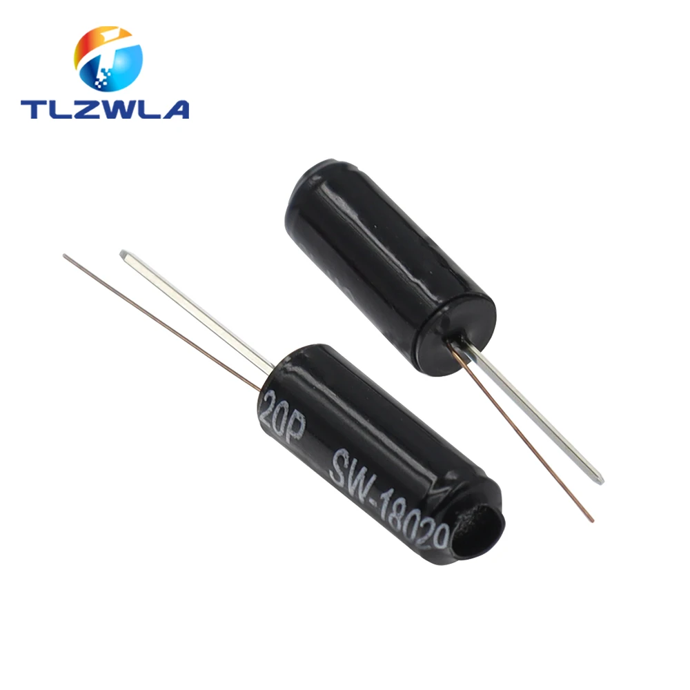 10PCS SW-18020P High Sensitive Vibration Switch SW18020P Snap Switch Shock Sensor High Sensitive Vibration Switches SW18020P