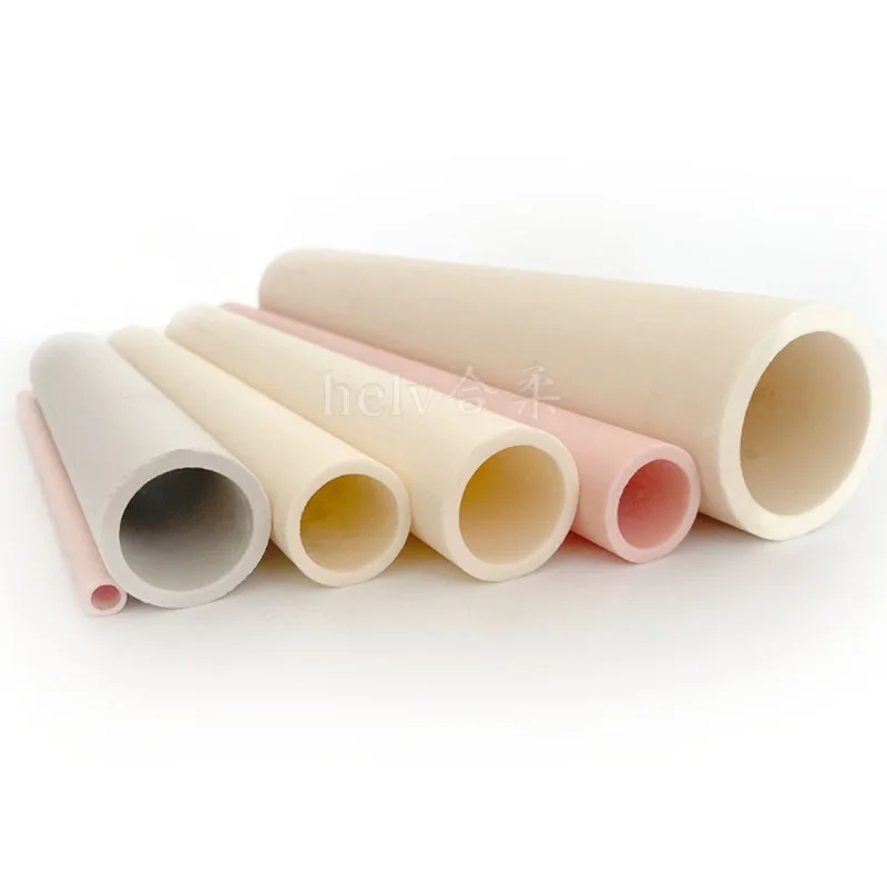 99% الألومينا أنبوب سيراميك مغلق الحرارية كم ارتفاع درجة الحرارة 1600C لمختبر الفرن #4