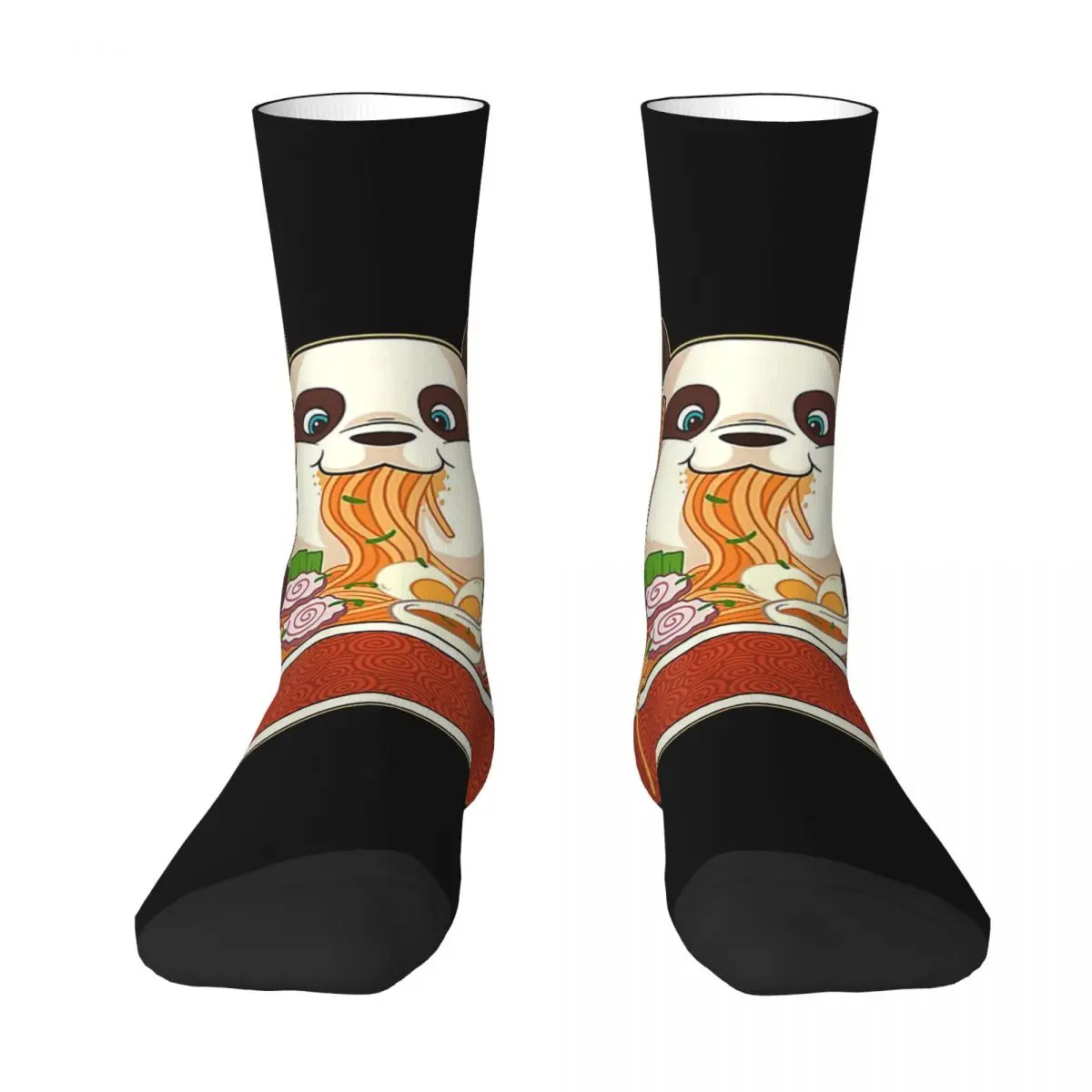 

Kawaii Cute Anime Panda Otaku Japanese Ramen Noodles Gift Socks Harajuku Soft Stockings All Season Long Socks for Unisex Gifts