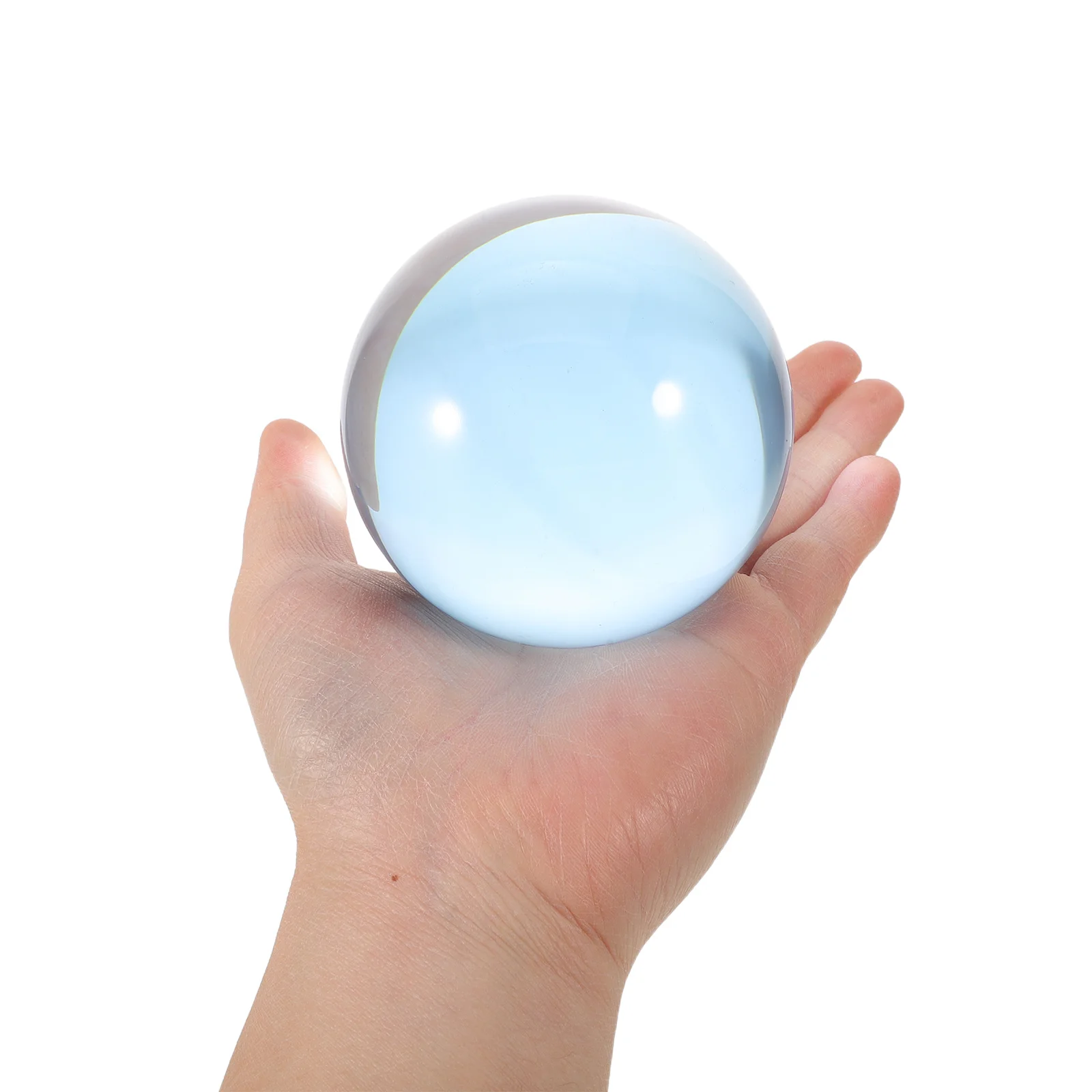 

Crystal Ball with Rotating Galaxy Light Effect Illuminated Orb for Home Office Decor USB Powered Star Projector Lamp