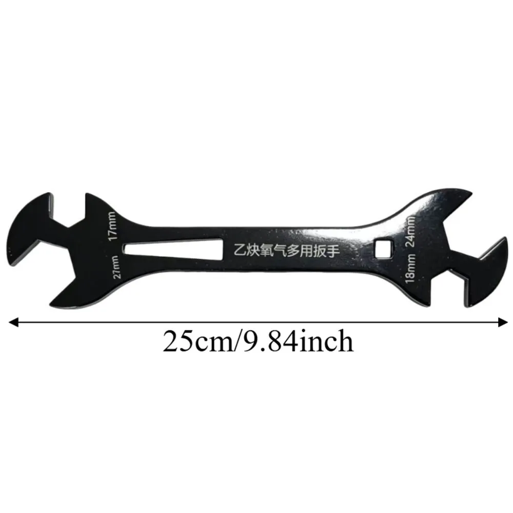 Sturdy Wrench for Oxygen Argon Gas Cylinder Valves Supporting Routine Maintenance and Pressure Reducer Tuning Tasks