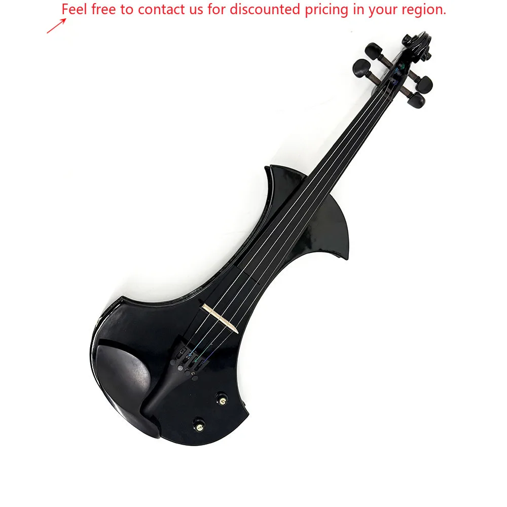 

Tongling 2025 Premium Black Ele Violin Fan Shape Design, MIDI/USB, Lightweight
