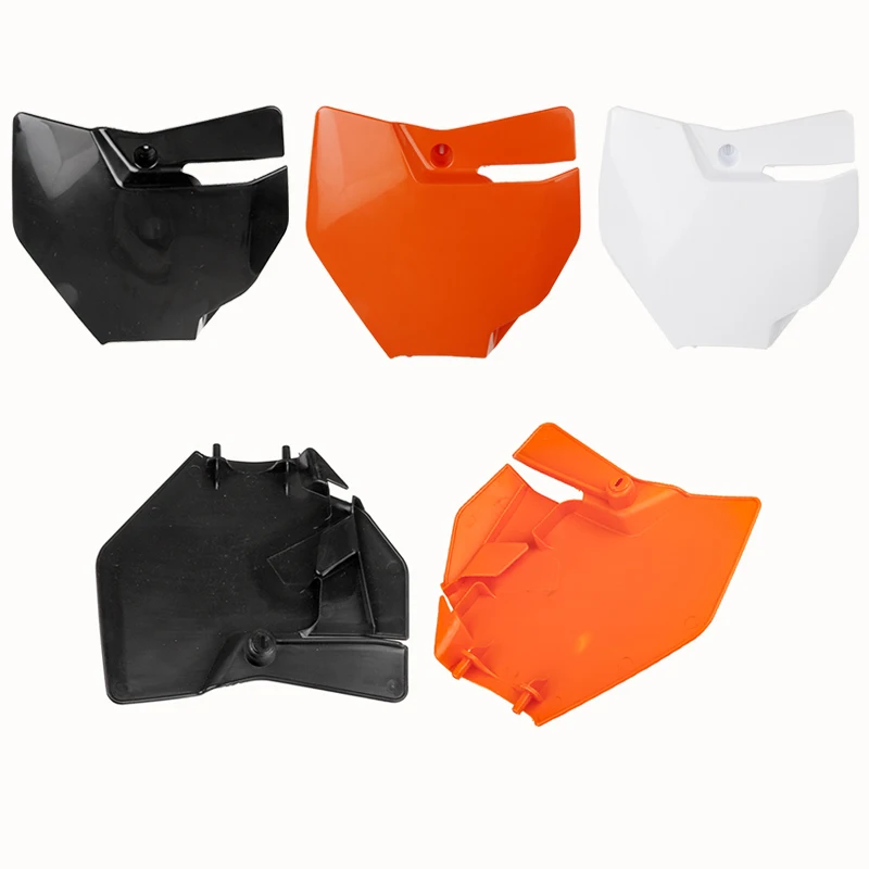 Motorcycle Front Number Plate Plastic Cover For KTM EXC EXCF SX SXF XC XCF XCW XCFW 125 150 250 300 350 450 Moto Accessory