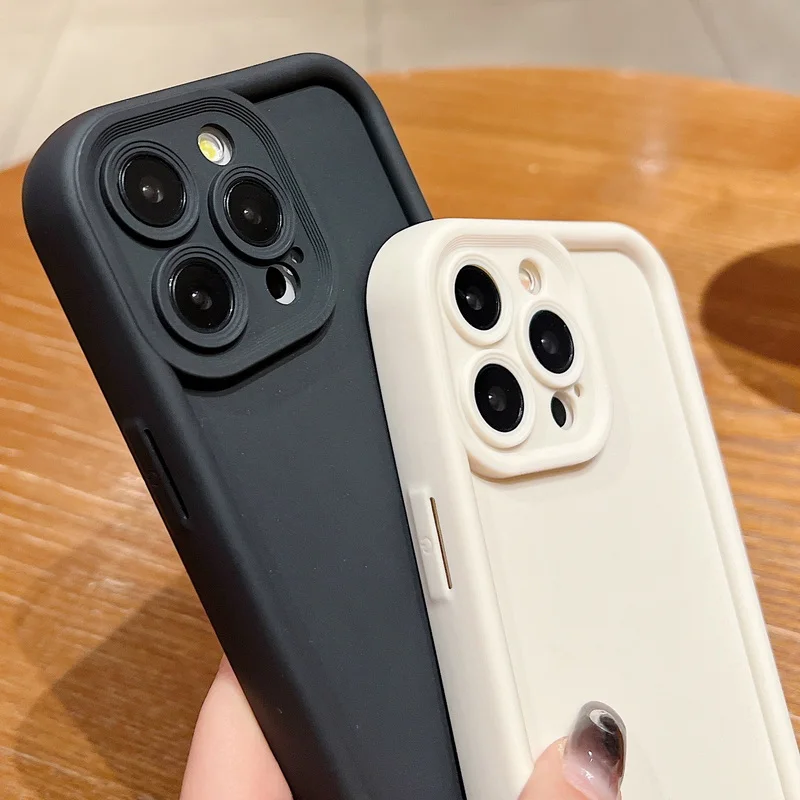 Funda suave de TPU de color candy para iPhone 17 17e 16 14 15 Pro Plus 13 12 11 Pro Max 16e, funda de silicona a prueba de golpes 4