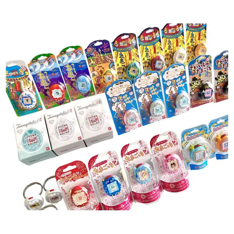 متوفر في المخزون سلسلة حلقات زخرفية أصلية من بانداي تماغوتشي 3 نموذج غاشابون لعبة الحيوانات الأليفة الإلكترونية للحنين #5