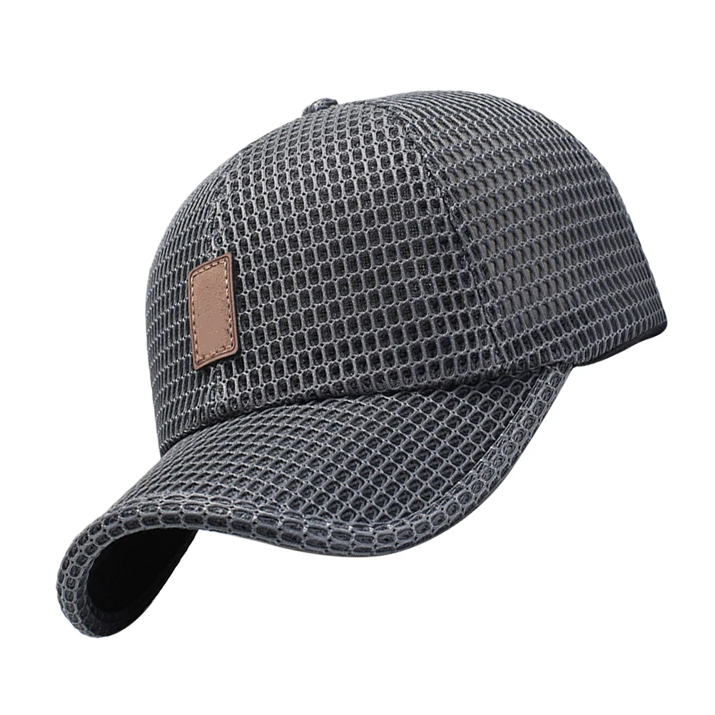 

Baseball Cap Sunshade Fishing Hat All-match Unisex Dark Grey Men Women Soft High-quality Material Outdoor Sports Style Everyday
