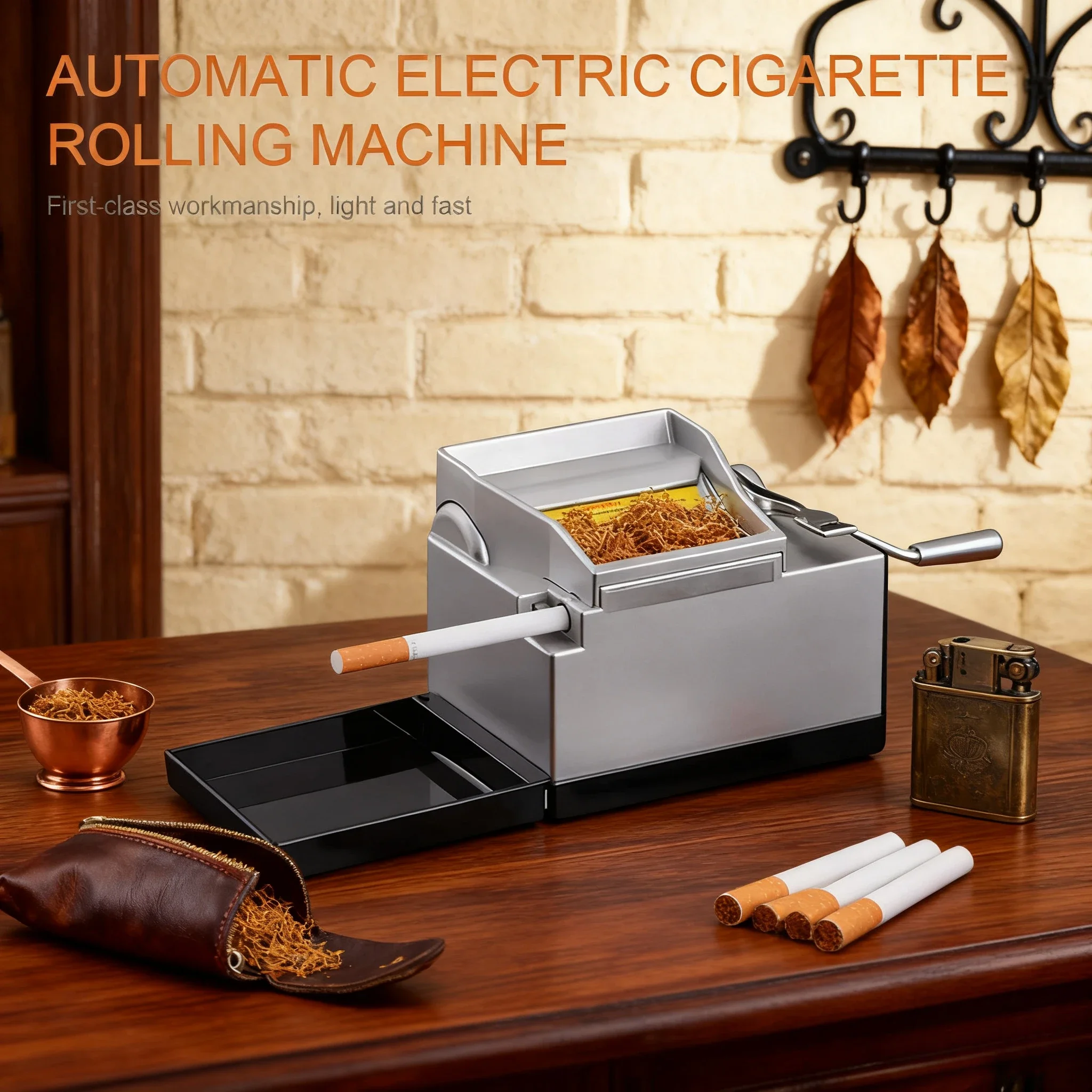 

twi New Cigarette Injector Machine Potable Smoke Tube Automatic Electric Cigarette Rolling Machine DIY Cigarette Making Tools