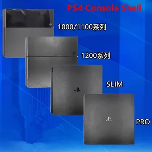 جراب حماية بلاستيكي بالأبيض والأسود لجهاز PS4 1000 1200 Pro Slim أعلى 7 مبيعات مبيت PS4 أبيض - رقم 5