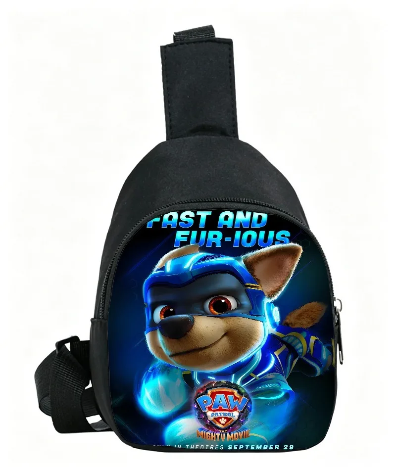 PAW Patrol Chest Pack Cartoon Shoulder Bag Woman Man Chase Mini Portable Crossbody Pouch Wallet Fashion Satchel Birthday Gift - view 4