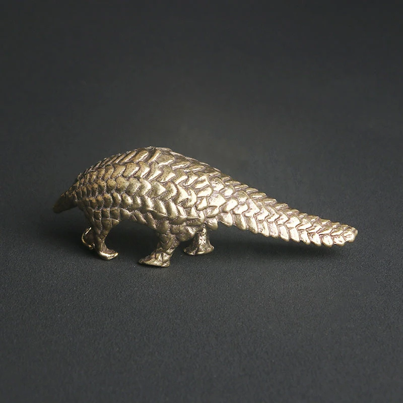 Brass Pangolin Desktop Ornament, 