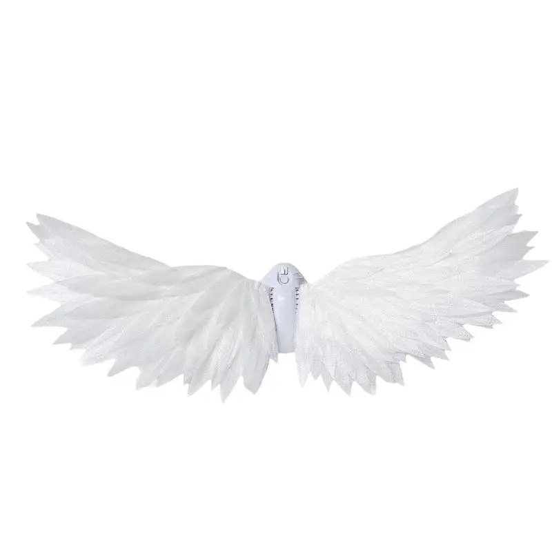 Electric Openable Angel Wings Bouquet Decor Pearl Cotton Valentine DIY Handcraft Material Pack Flower Ornament Supplies