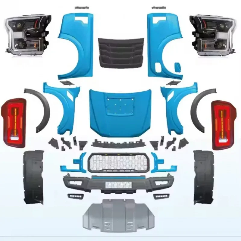 

Upgr 2012-2021 Ranger T6 to F-150 Raptor Large Off-road Enclosure Kit IS250 Model Plastic Car Body Parts