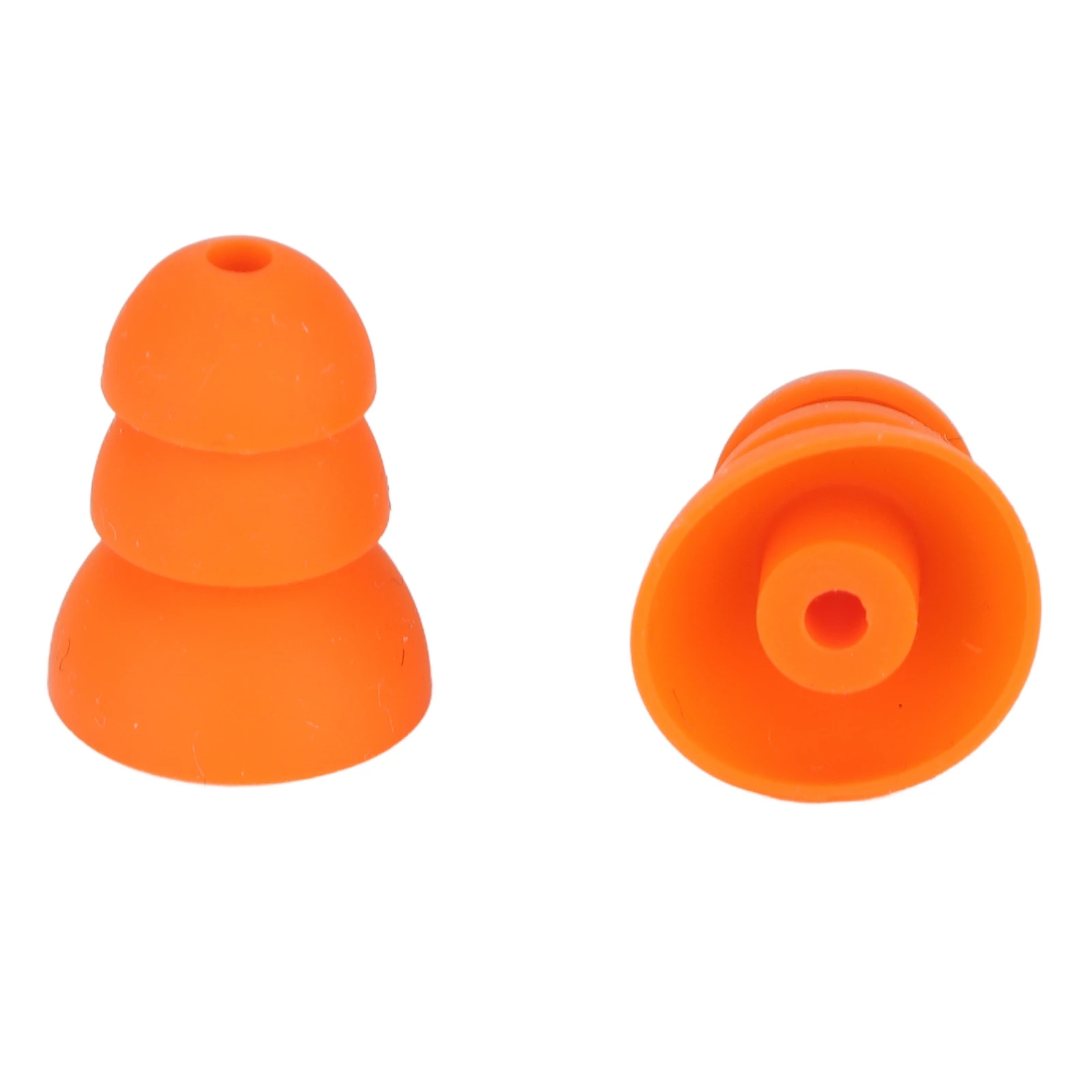 Replacement Orange Replaceable Silicone Eartips Noise Cancel for Shure Se846 Se535 Se215 and Inner Hole 2.0‑3.5mm Earbud Orange