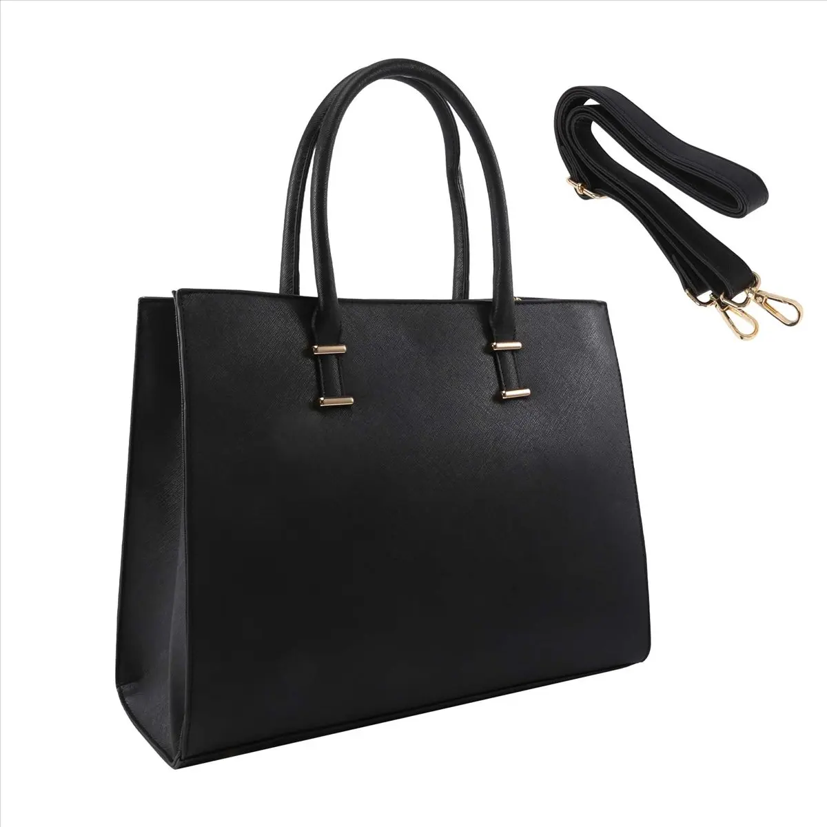 ABQR Laptop Bag Women 15.6-Inch Computer Work Handbag Leather Handbag Business Office Bag