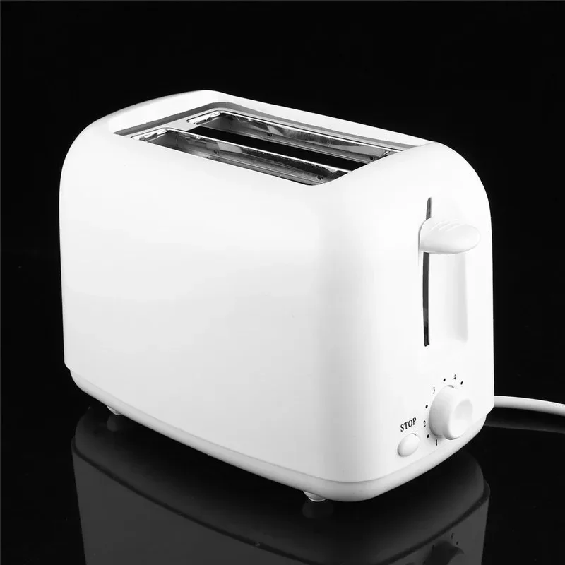 220V Home Toaster 6 Modes 2 Slice Bread Toast Maker Automatic Breakfast Machine One-Click Operation Sandwich Maker
