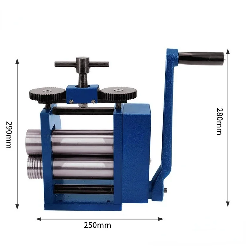 3 rolling mill semi circular jewelry gold and silver block press, inch/4.4 inch plate manual combination jewelry