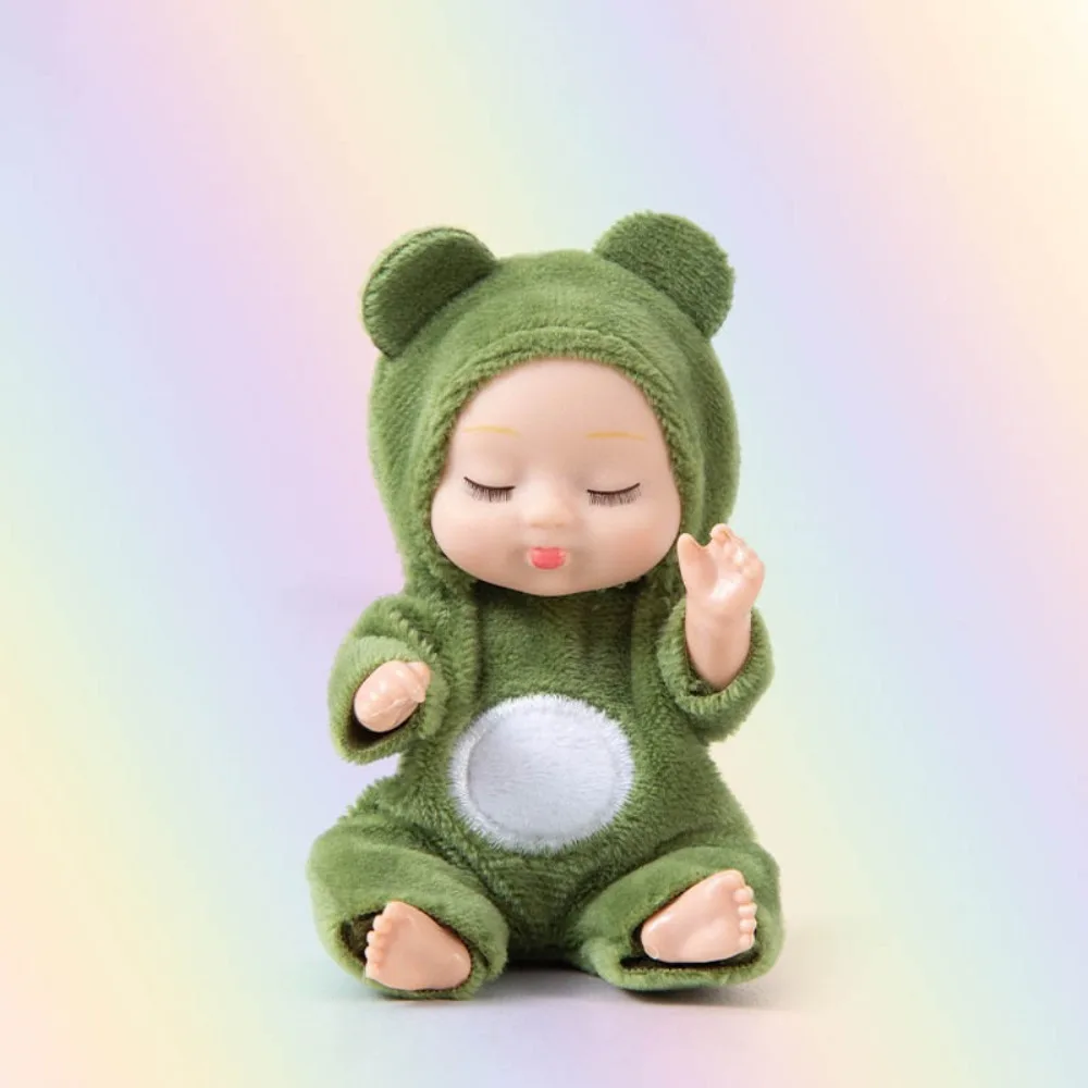 귀여운 미소 아기 시리즈 다시 태어난 인형 동물 패턴 옷 귀여운 현실적인 장난감 어린이 장난감 BJD 인형 생일 선물