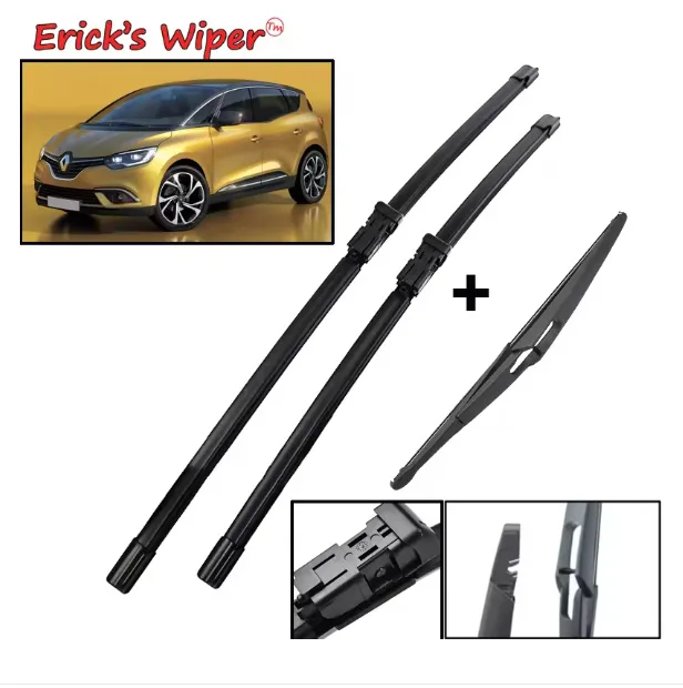 

For Renault Scenic 4 2016 - 2023 Windshield 30 "+ 26" + 12 "Wiper Wipers